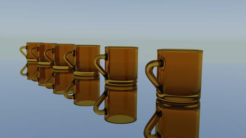 Simple glass cup preview image